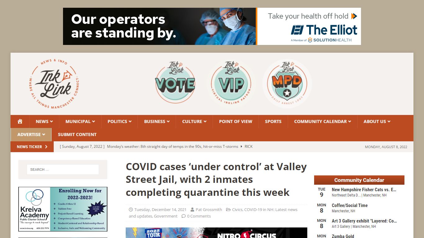 COVID cases ‘under control’ at Valley Street Jail, with 2 ...